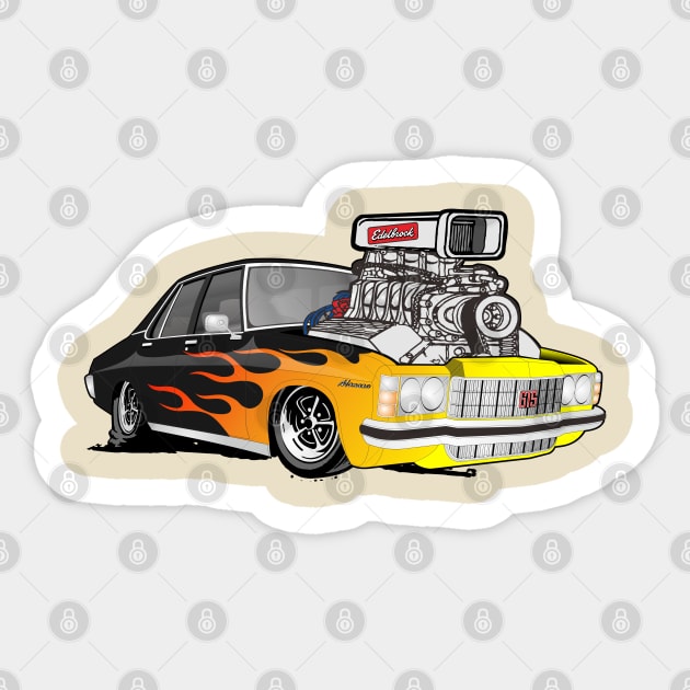 holden HJ Sticker by small alley co